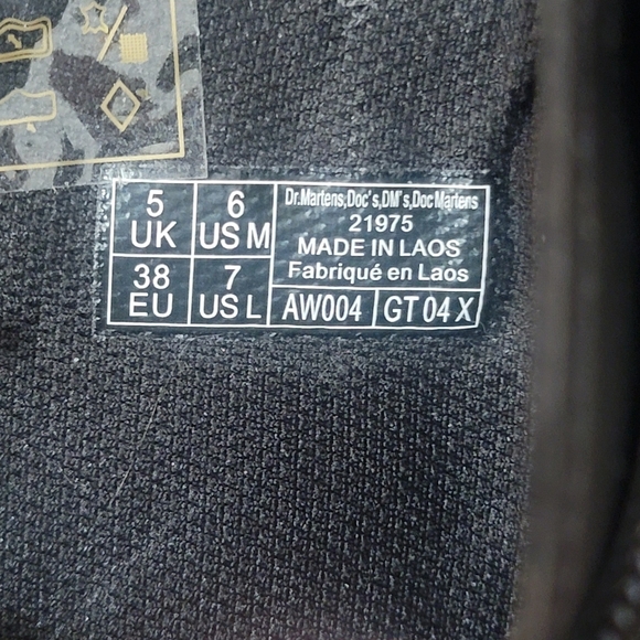 NWOT Dr. Martens 2976 Chelsea Sz 7M airwalk Napa Black ankle boots - Picture 7 of 7